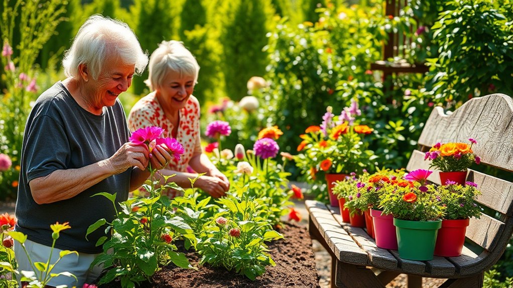 nurturing plants cultivating joy