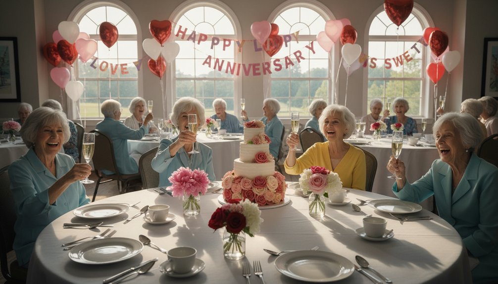 celebrating special moments together